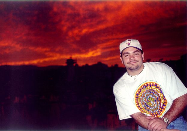JR at a Vallarta sunset